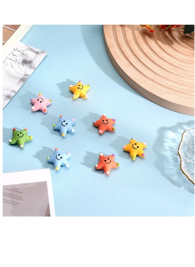 Starfish Fridge Magnets, 25pcs Refrigerator Magnets, Decorative MagnetsSmall and Cute Magnets,for Locker Whiteboard Home Office Decor