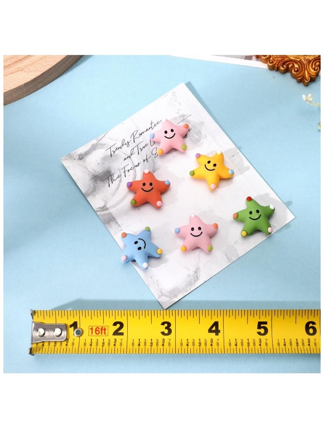 Starfish Fridge Magnets, 25pcs Refrigerator Magnets, Decorative MagnetsSmall and Cute Magnets,for Locker Whiteboard Home Office Decor