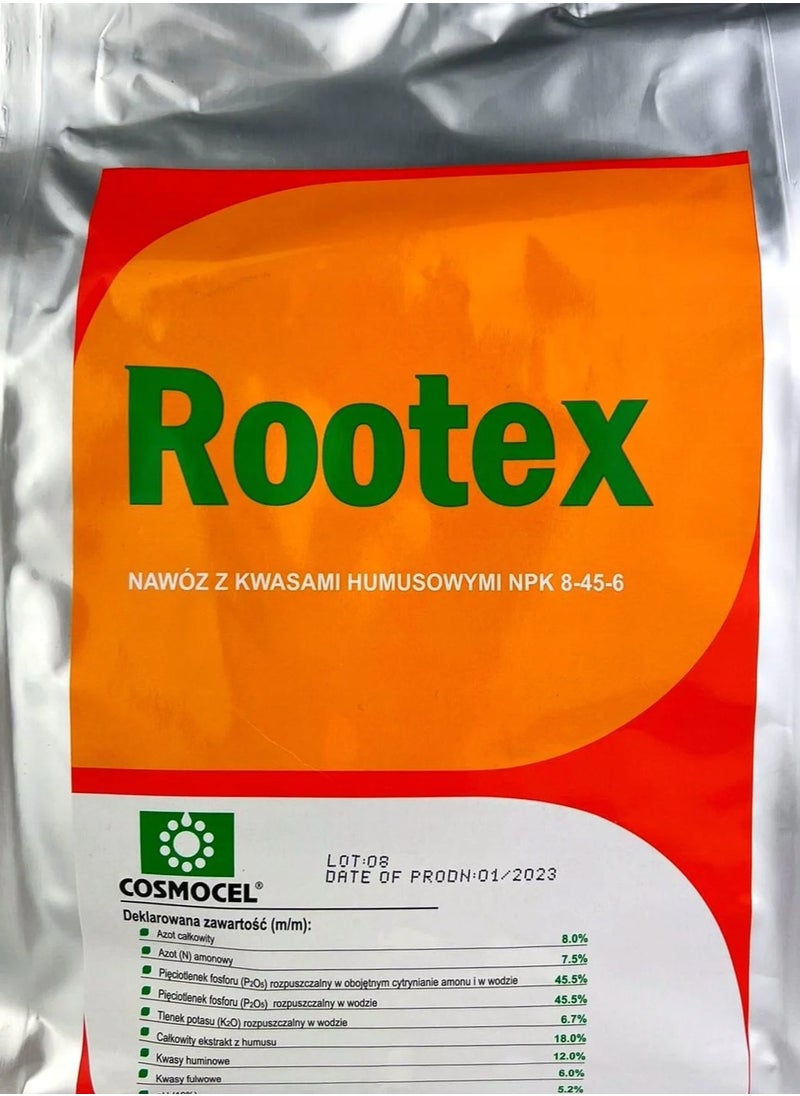 ROOTEX® Nutrition 6N-46P-5K+TE+18OE 1Kg Essential Fertilizer For Plants