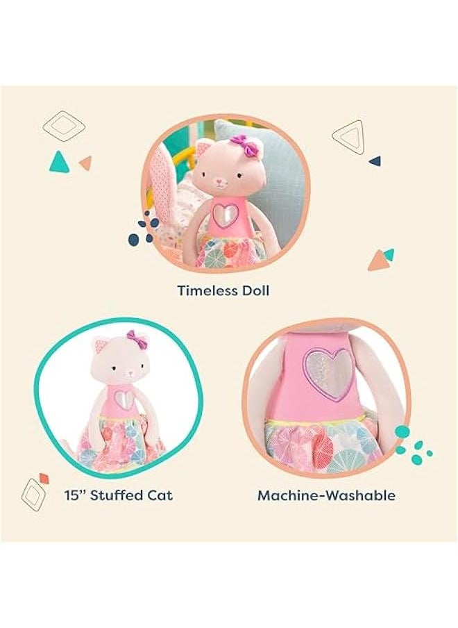 - B. sofities- 15 Plush Cat- Soft & Cuddly Plush Cat Doll – Stuffed Plush Animal Toy - Washable – Tippy Toes – Cali Cat –18 Months +