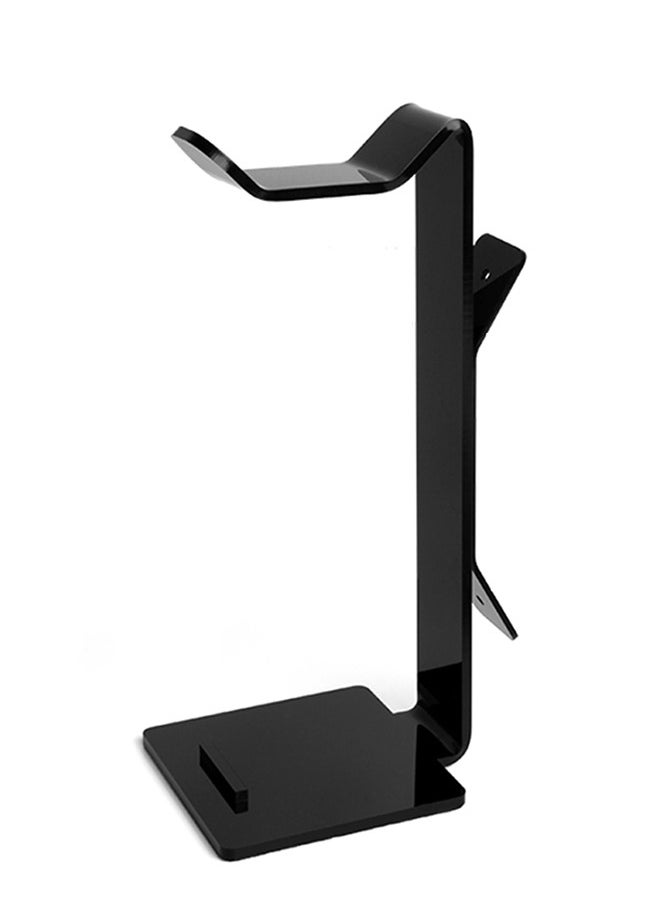 gaming headphone stand with wired organizer and phone holder