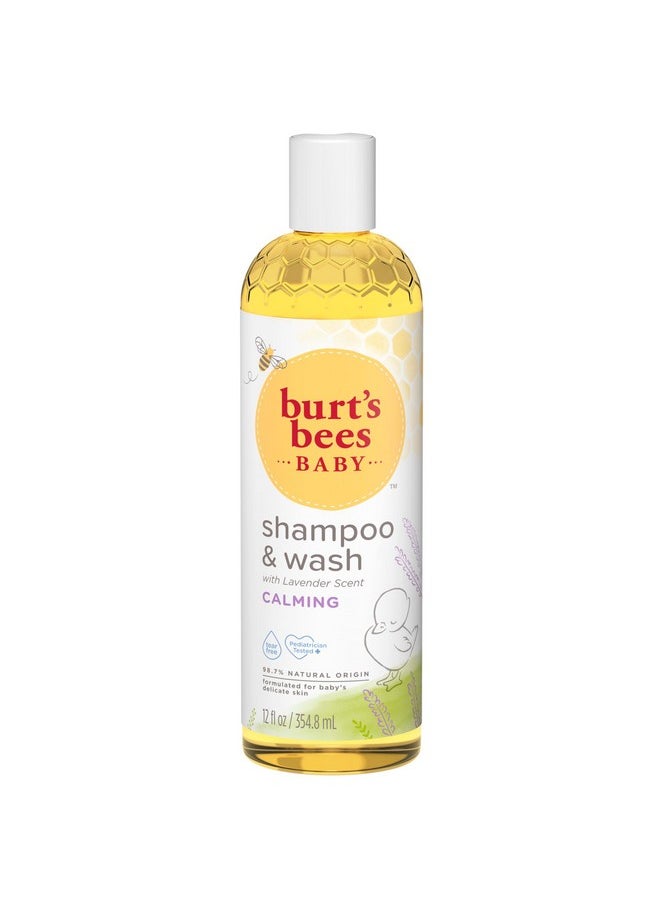 Baby Bee Shampoo & Wash Calming, 12 Fl Oz (Yellow)