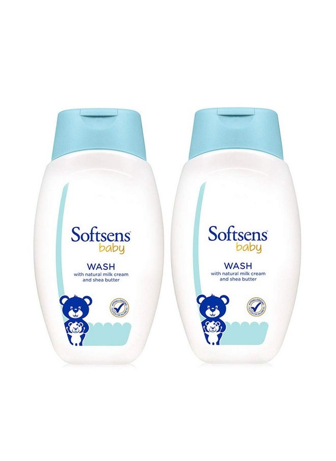 Baby Tear Free Baby Wash With Natural Milk Cream & Shea Butter (200Ml X Pack Of 2)