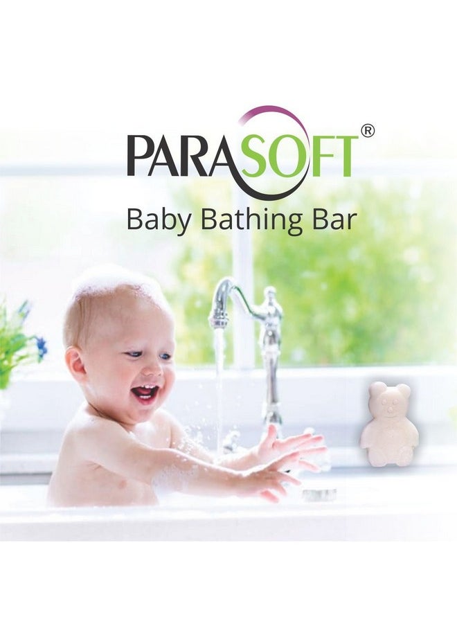 Baby Soap Mild & Gentle Daily Moisturizing, Cleansing And Nourishing Baby Bathing Bar With Jojoba Oil, Almond Oil & Vitamin E For Sensitive Skin - 75 Gm(Pack Of 4)