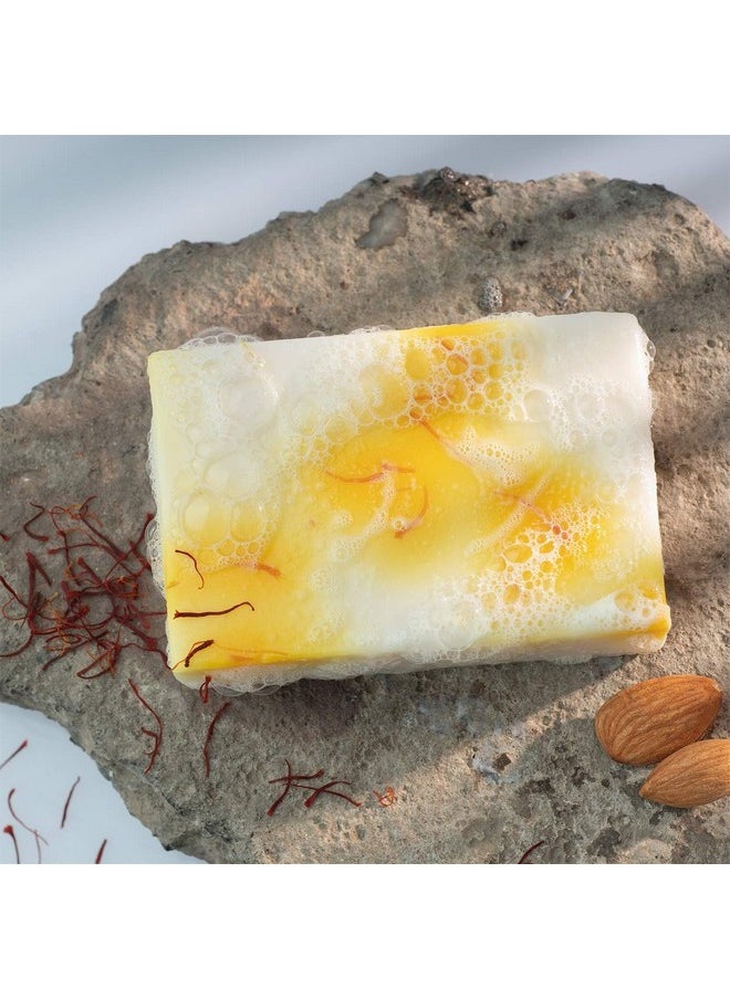 Mrudu Almond Milk And Saffron Extra Moisturizing Baby Soap - 100G (Pack Of 2)