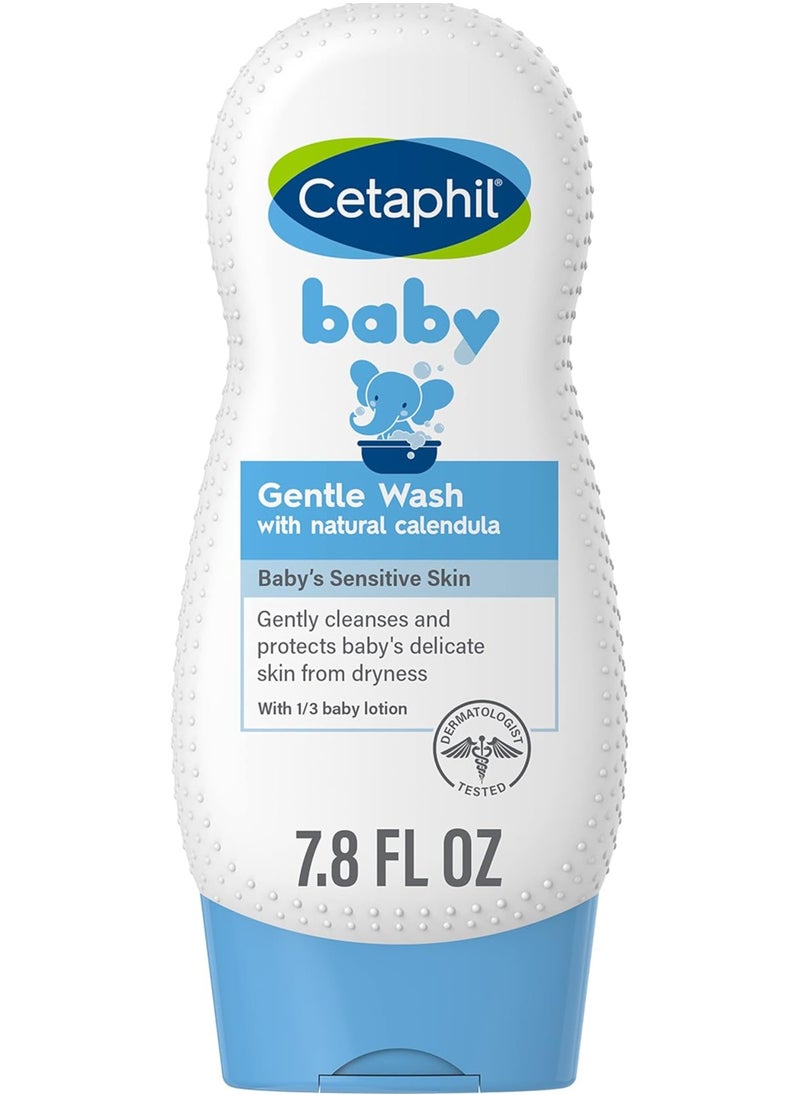 Cetaphil Baby Gentle Wash with Organic Calendula, 7.8 Ounce