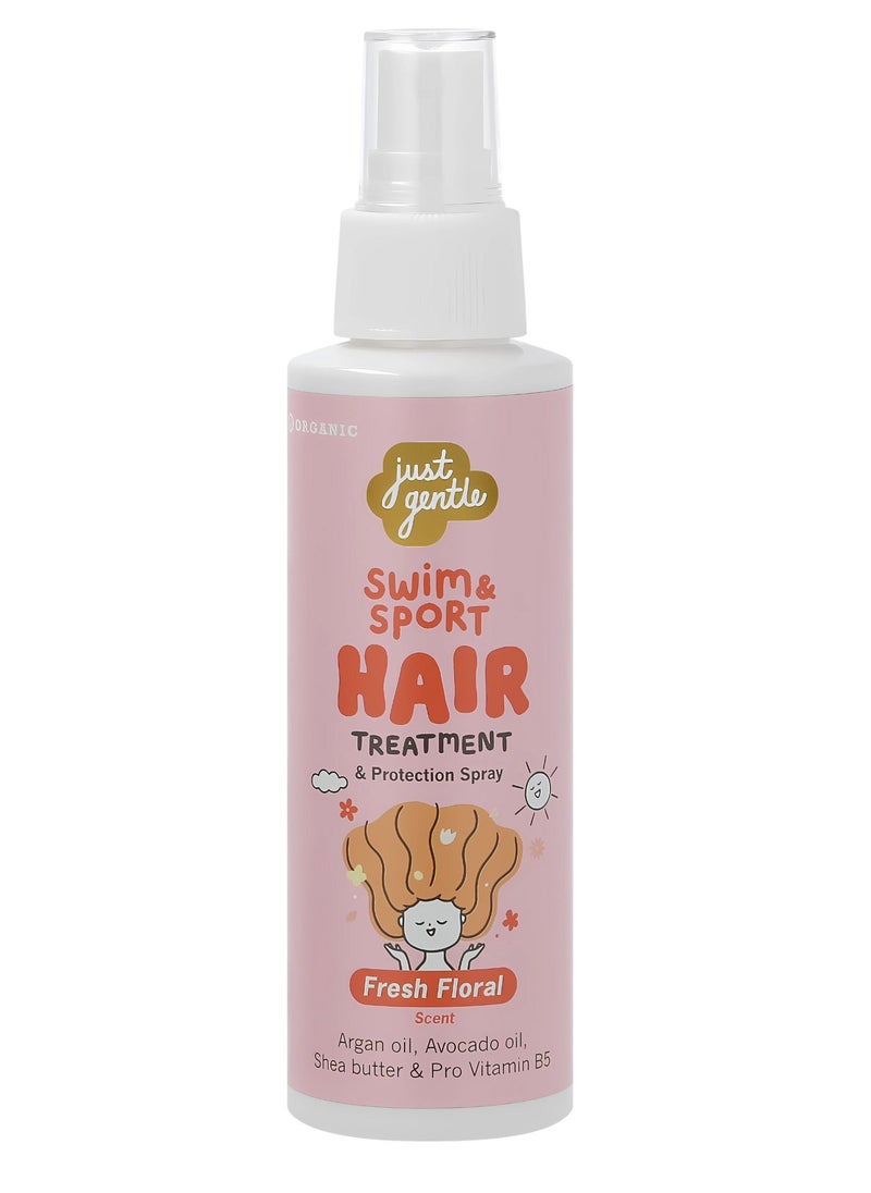 Just Gentle Ultimate Kids Swim & Sport Hair Treatment | Heat Protection & Nourishment Spray, 100 ml