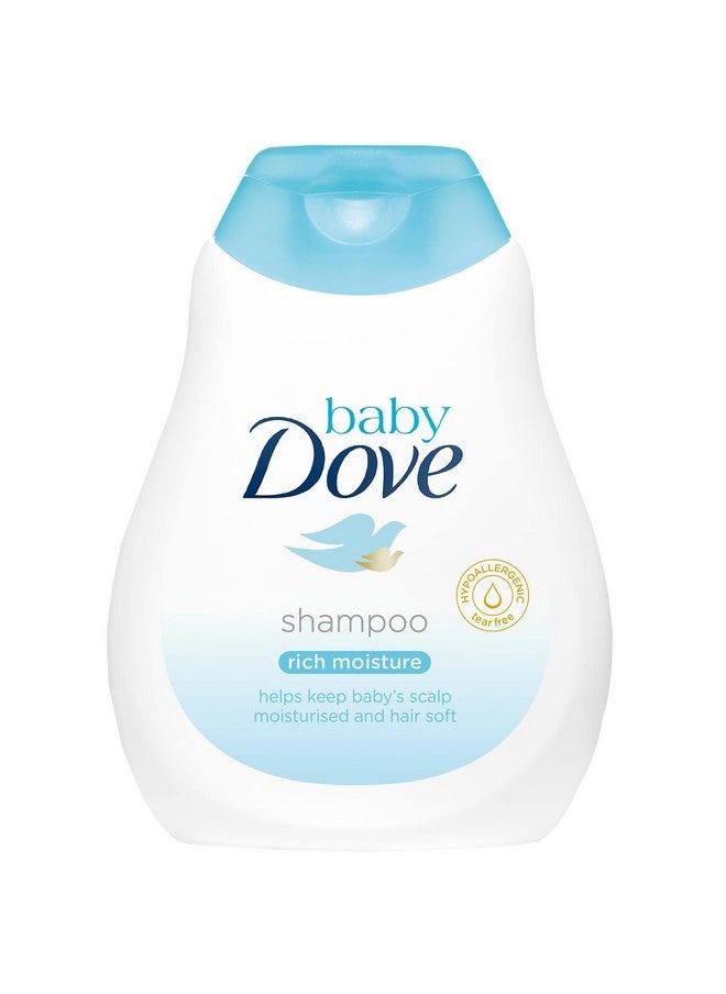 Shampoo 400 Ml, Mild No Tears Rich Moisture Baby Shampoo For Kids, Gentle Care For Baby'S Soft Hair - No Sulphates No Paraben Shampoo