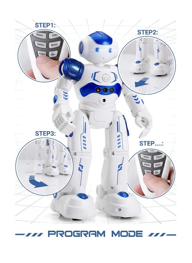 RC Robot Toys for Kids, Gesture & Sensing Programmable Remote Control Smart Robot for Age 3 4 5 6 7 8 Year Old Boys Girls Birthday Gift Present