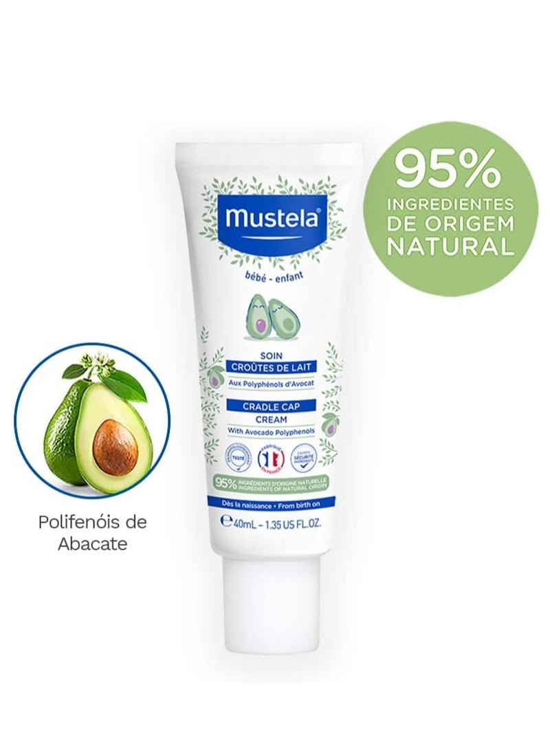 Pack Of 2 Mustela Cradle Cap Cream 40ml