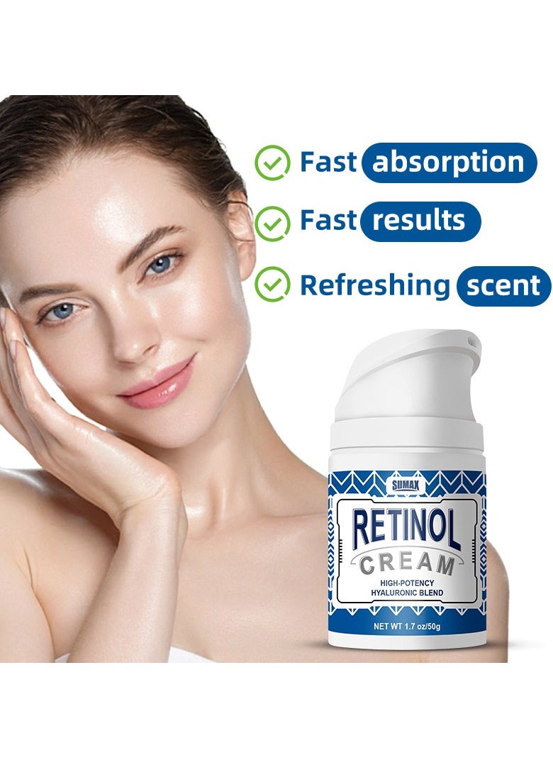 Retinol Pressed Cream, Reduces Fine Lines, Anti-Wrinkle, Firms 50ml