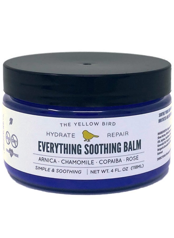 Yellow Bird Natural Soothing Foot & Body Balm - Everything Skin Moisturizer, Organic Itch Relief Cream, Baby Diaper Balm, Soothing Gentle Moisturizer