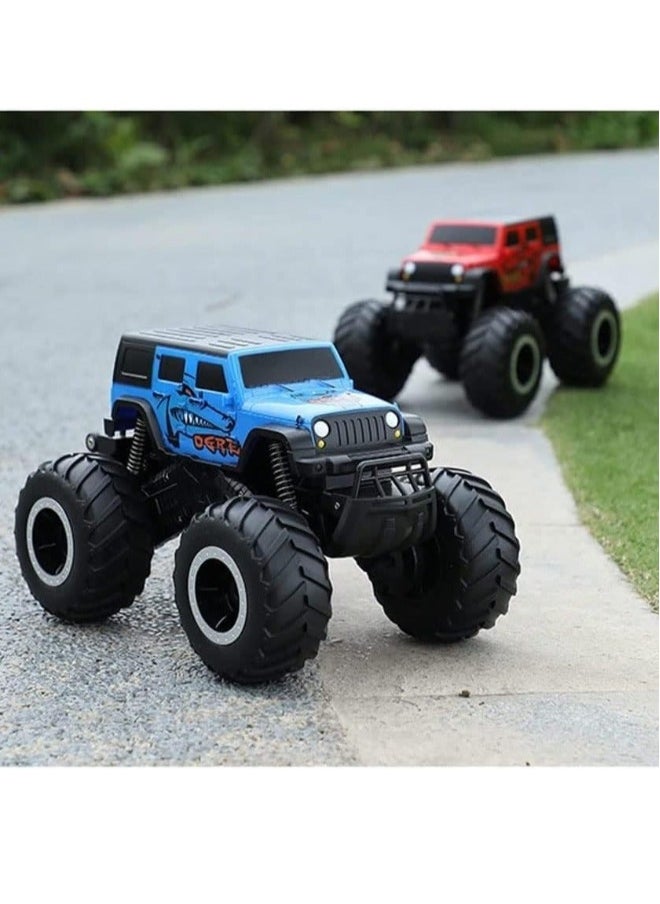 Amphibious RC Car, 1:16 Big Monster Truck For Boys, RC Truck 4x4 Off-Road Waterproof, All Terrain Buggy With Rechargeable Battery