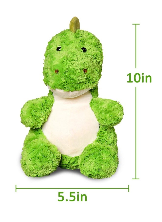 Dinosaur Plush Toys, Dinosaur Stuffed Animal, Fat Dinosaur Stuffed Animals Toys Dolls, Plushie Birthday Gifts for Kids Boys Girls Collection (10 inch)