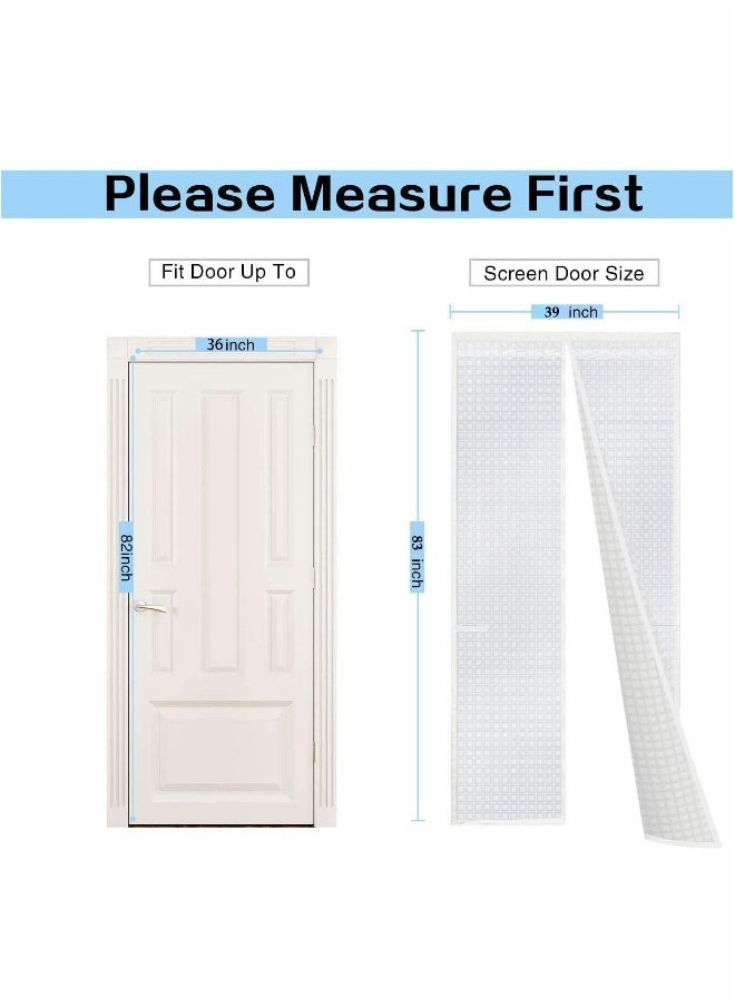 Insulated Door Curtain Thermal Magnetic Self Sealing Door Screen Winter Stop Draft Keep Cold Out Door Cover