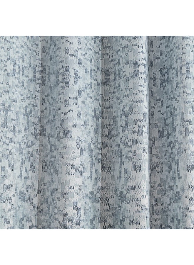 Madrid 2-Piece Jacquard Blackout Extra Long Curtain Set 140 x 300 cm