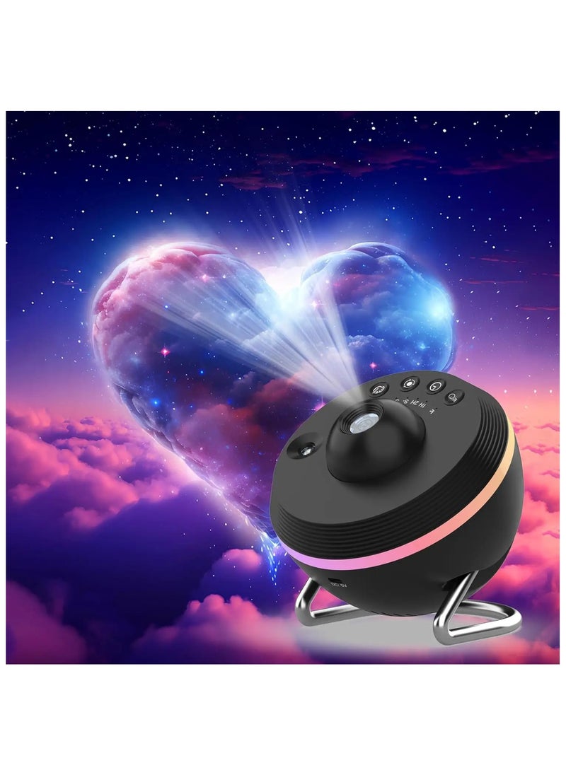 Planetarium Projector 360° Galaxy Projector for Room – HD 4K Projection Night Light with Film for Ceiling & Bedroom Decoration – Starry Sky & Nebula Projector for Kids & Adults