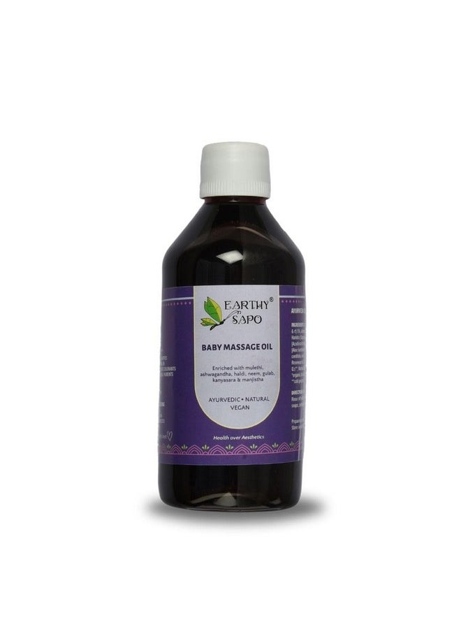 Handmade Ayurvedic Baby Massage Oil, 200 Ml