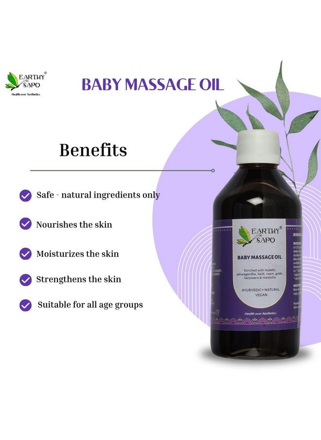 Handmade Ayurvedic Baby Massage Oil, 200 Ml