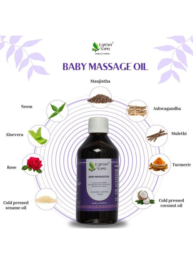 Handmade Ayurvedic Baby Massage Oil, 200 Ml