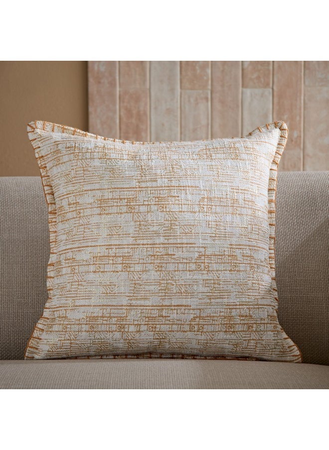 Nomadic Lux Blanket Stitch Filled Cushion 45 x 45 cm