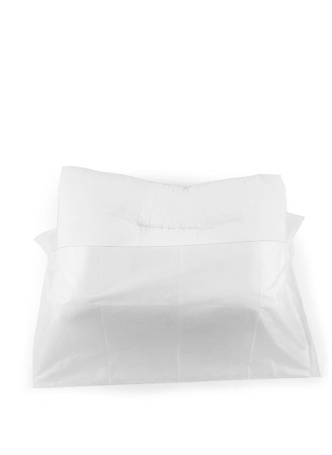 20 Pieces Disposable Pillow Cases, 32 x 20 Inches White Pillowfor Hotels Single Use Pillowcase, Disposable Home Bedding Supplies