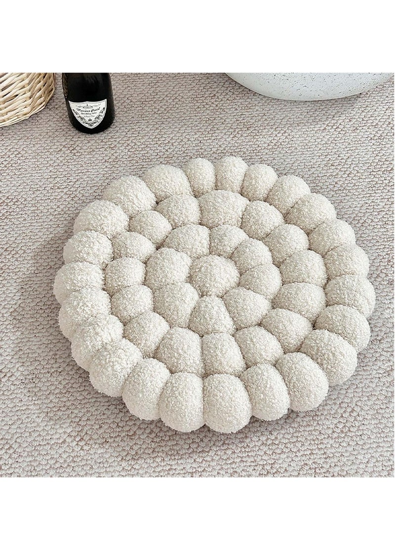 Decorative Round Knot Pillow – Soft Plush Cushion for Living Room, Office, Bedroom & Yard (18