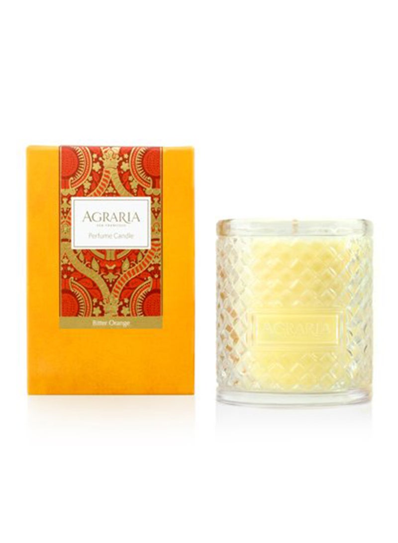 Crystal Scented Candle Yellow 1x3.25x3.25inch