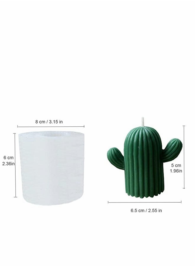 Candle Mold Cactus 3D Creative Silicone Silicone Mold Aromatherapy Plaster Mold Handmade Crafts Mold Diy Gifts Home Decoration