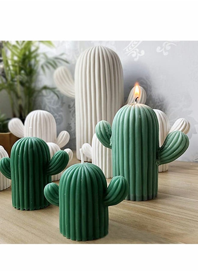 Candle Mold Cactus 3D Creative Silicone Silicone Mold Aromatherapy Plaster Mold Handmade Crafts Mold Diy Gifts Home Decoration