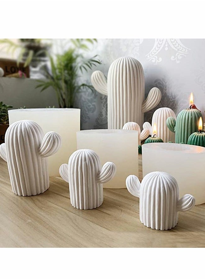 Candle Mold Cactus 3D Creative Silicone Silicone Mold Aromatherapy Plaster Mold Handmade Crafts Mold Diy Gifts Home Decoration