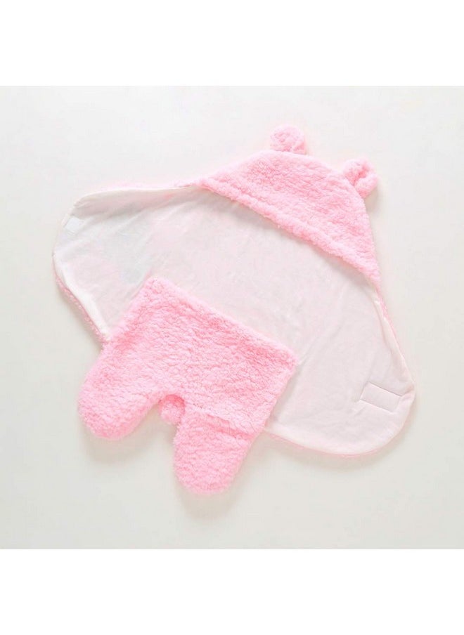 Baby Blankets New Born Combo Pack Of Hooded Wrapper Sleeping Bag And Baby Bath Towel For 0-6 Months Baby Boys And Baby Girls Pack Of 2