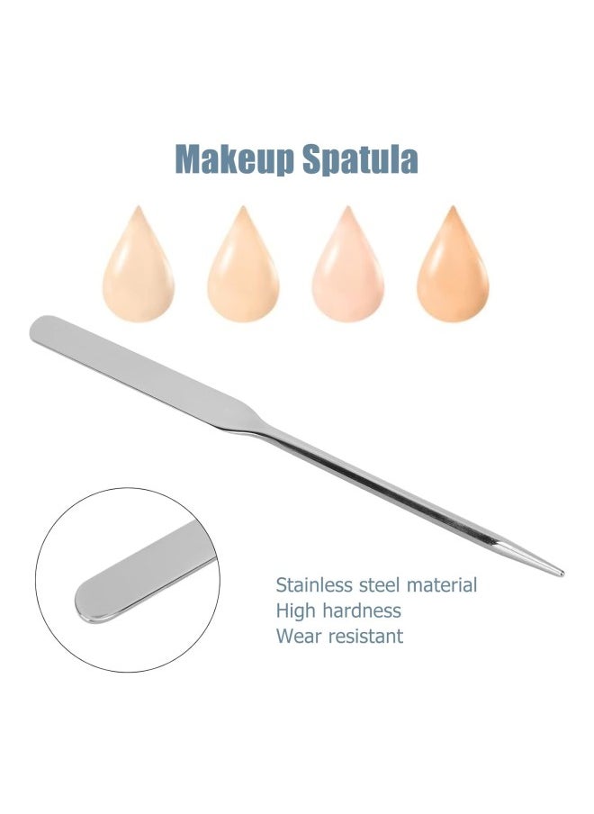 Stainless Steel Makeup Spatula, Liquid Foundation Spatula Stainless Steel Ergonomic Nail Art Stirring Tool Makeup Artist Makeup Tool