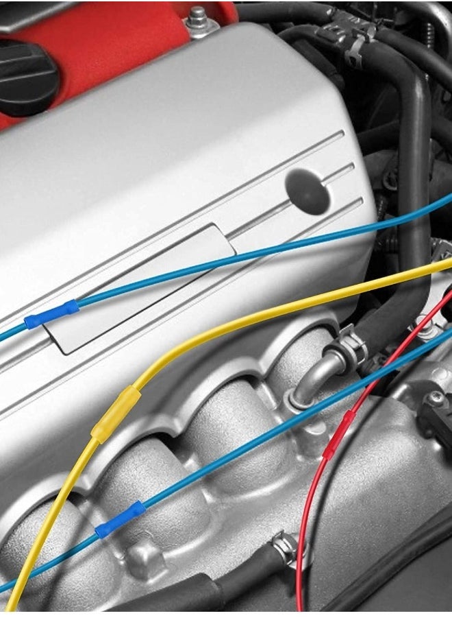 200 Pcs Insulated Electrical Connectors Kit Electrical Insulated Automotive Wire Crimp Terminals Splice Resists Corrosion