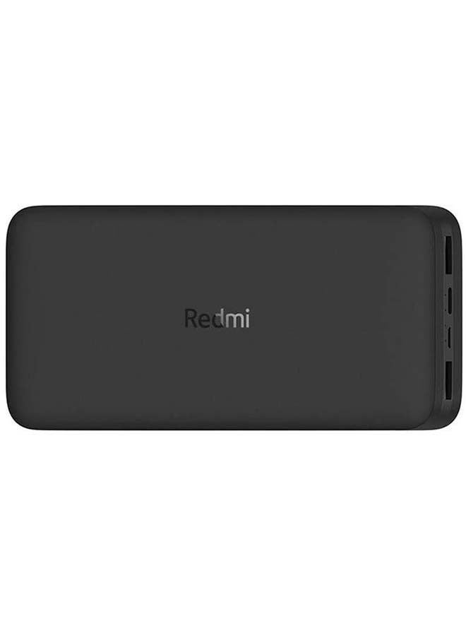 20000 mAh High-Speed Charging Technology Powerbank 18 Watt Black