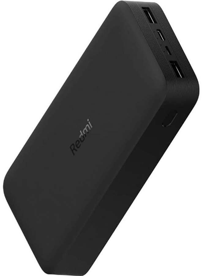 20000 mAh High-Speed Charging Technology Powerbank 18 Watt Black