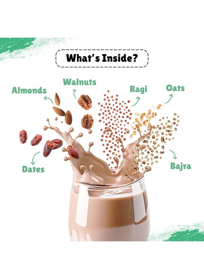 Little Joys Nutrimix Nutrition Powder Trial Box | 6 Flavours | 2-6 Years | Zero Refined Sugar | Supports Healthy Growth & Boosts Immunity | With Ragi, Bajra, Almonds & Oats