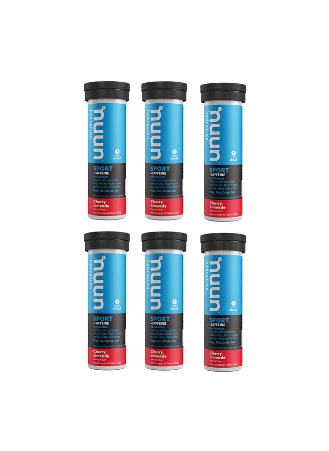 Nuun Energy: Cherry Limeade Electrolyte + Caffeine Tablets (6 Tubes of 10 Tabs)6