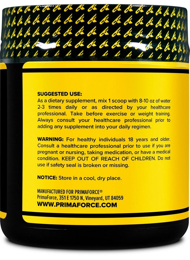 PrimaForce AAKG Arginine Powder, 250 grams (L-Arginine and Alpha-Ketoglutarate Acid) Premium Workout Supplement, Non-GMO, Vegan, Gluten Free