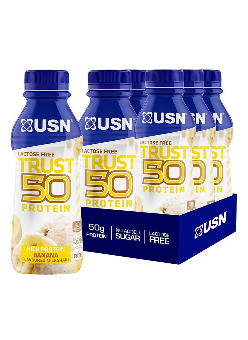 Trust Protein Fuel 50 Banana 500ml Pack Of 6