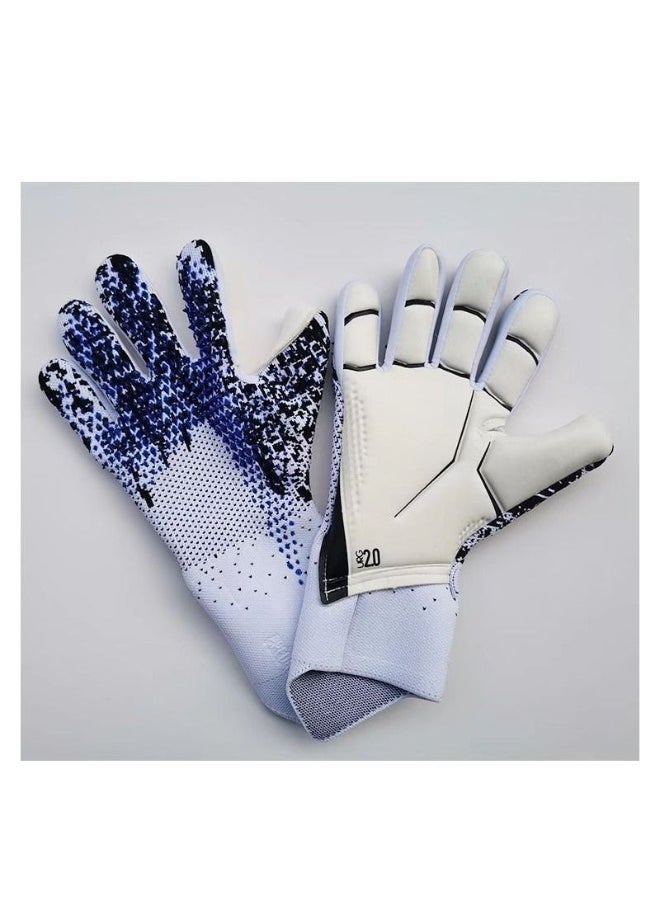 Football Gloves Keep Goal Gloves Goalie Gloves Offers Excellent Protection With Abrasion Resistant Non Slip And Wrist Protection Size 6