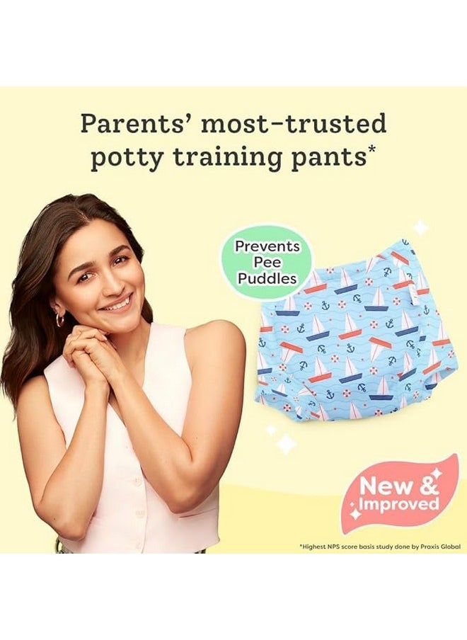 Padded Underwear™ For Babies | For Potty Training & Mess-Free Diaper-Free Time | 3 Layers Of Cotton Padding | Absorb 1 Pee | Pull-Up Style Potty Trainers