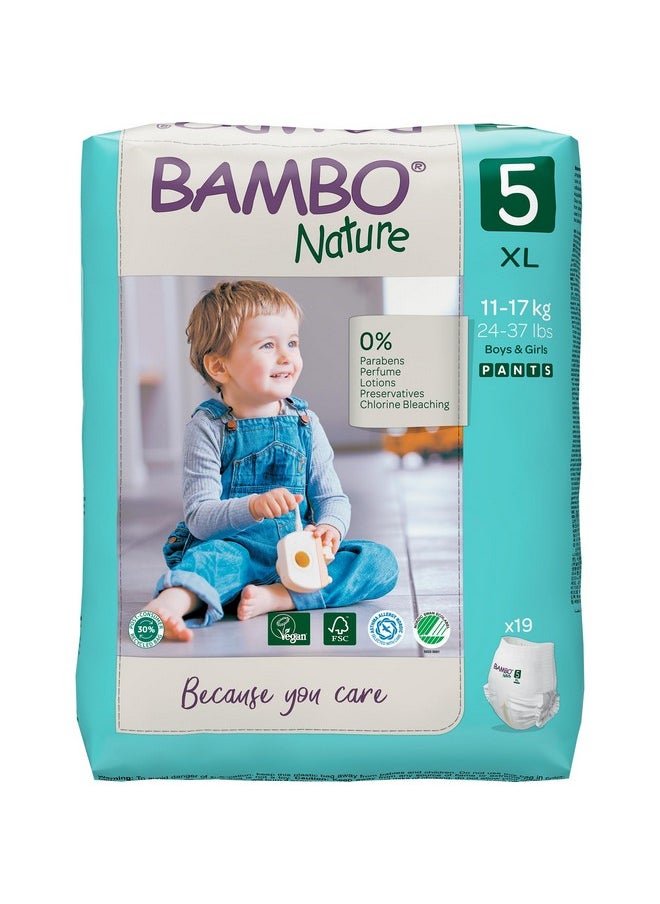 Premium Baby Pants Diapers For Kids Xl Size (11-17 Kgs), Super Absorbent, Breathable, Extra Soft, Dermatologically Tested, Hypoallergenic Infant Nappies With Wetness Indicator, 19 Count