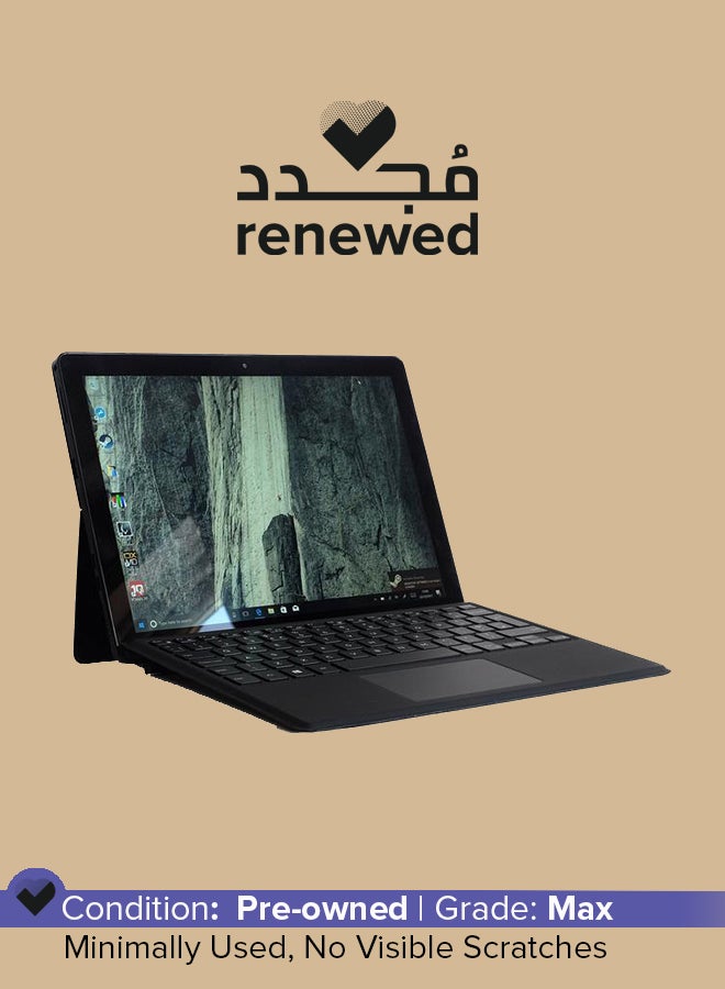 Renewed - Latitude 5285 (2017) Detachable Laptop With 12.3-Inch Touchscreen Display,Intel Core i5 Processor/7th Gen/8GB RAM/256GB SSD/Intel HD Graphics 620 With English/Arabic Keyboard English/Arabic Black