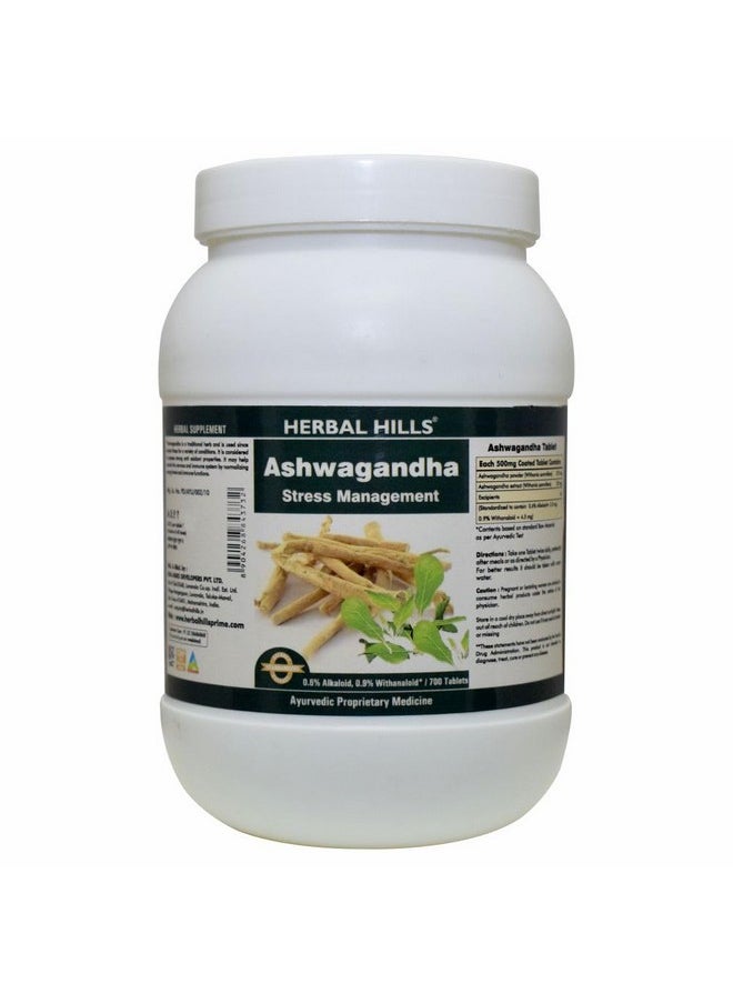 Herbal Hills Ashwagandha Withania somnifera 700 Tablets