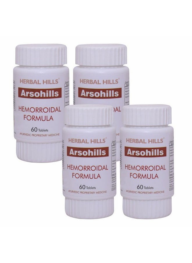 Herbal Hills Arsohills Tablets (60 Count (Pack of 4))