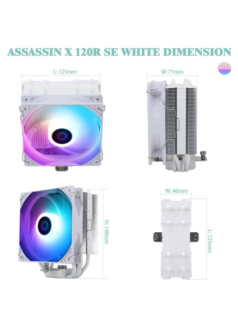Assassin X 120R SE White ARGB CPU Air Cooler