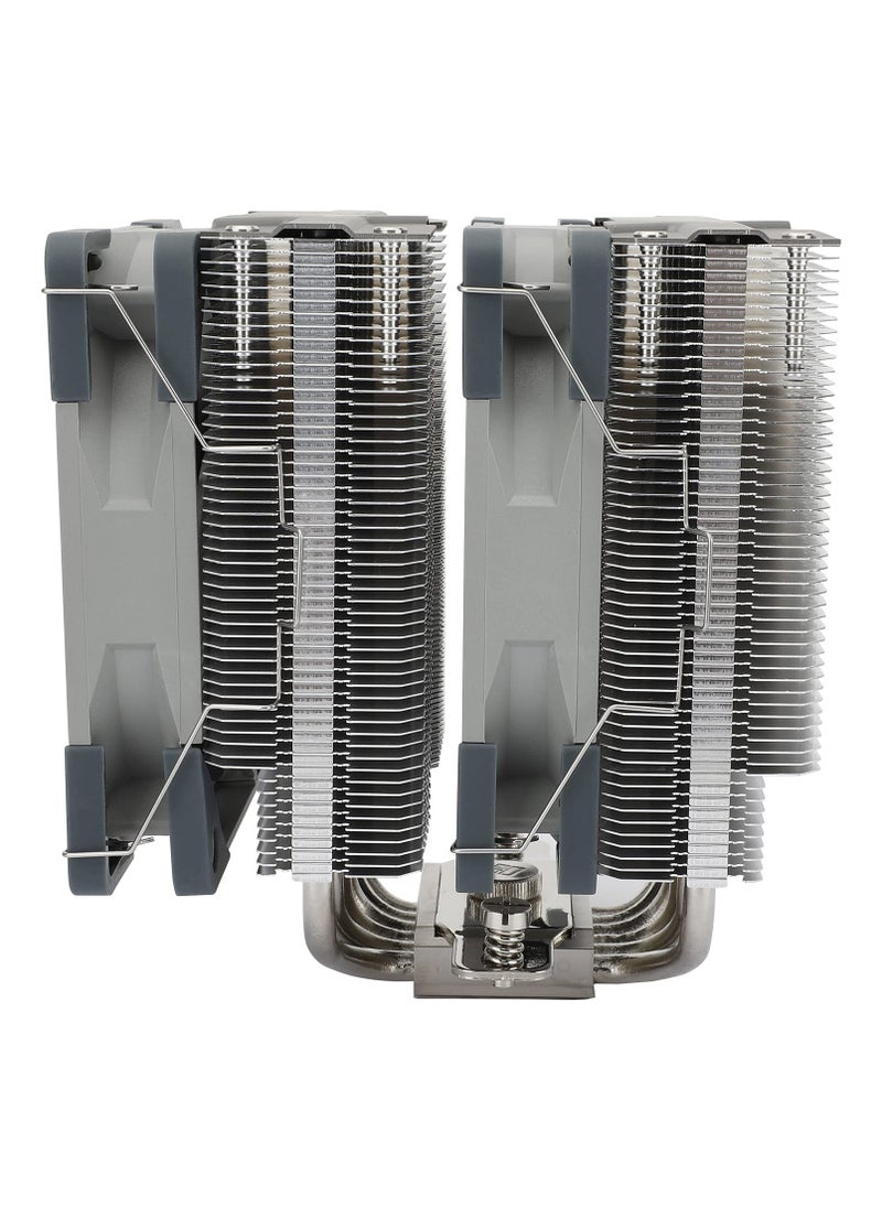 Peerless Assassin 120 CPU Air Cooler, 6 Heatpipes,Dual 120mm TL-C12 PWM Fan, Aluminium Heatsink Cover, AGHP Technology, for AMD AM4 AM5/Intel 1700/1150/1151/1200/2066/2011