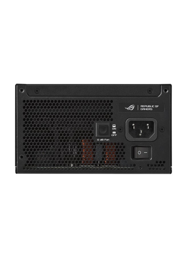 ROG Strix 1000W Platinum ATX Power Supply, 80 Plus Platinum Efficiency, Active PFC, ATX 3.1, GaN MOSFET, 120,000+ Hours MTBF, 0dB Fan Technology, Overload Protection, PCI-E Gen 5 16-Pin, 6x SATA, 4x PCI-E 6+2-Pin, Dual 4+4-Pin CPU Cables, ROHS Compliant, A+ Noise Certification 90YE00W1-B0NA00 Black
