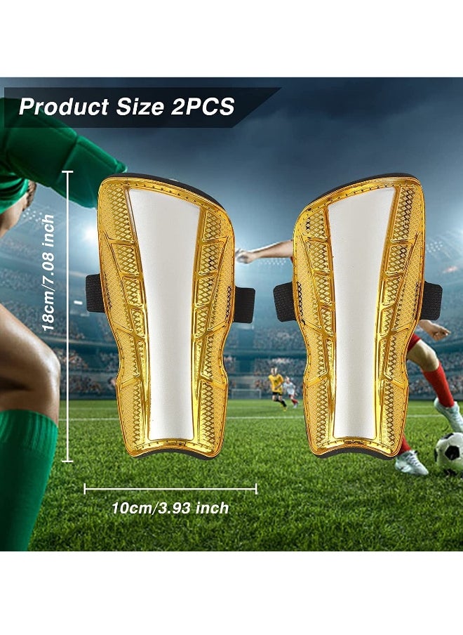 Football Shin Pads, Kids Pad Unisex Child Soccer Breathable Guards Training Equipment for Boys Girls Games Leg Protective